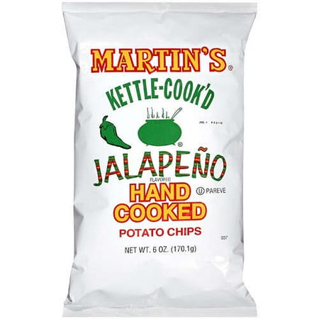 Martin's Kettle-Cook￢ﾀﾙd Jalapeno Flavored Potato Chips, 6 oz