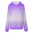 thumbnail image 3 of Hoodies for Women 2025 Fall Trendy Gradient Color Hoodie Oversized Loose Fit Y2K Pullover Cute Sweatshirt with Pocket, 3 of 4