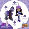 thumbnail image 4 of Breyer Piper'S Pony Tales Juego de muñeca y pony Paloma Rayna Jinete articulado de 6 pulgadas y caballo de 7 pulgadas para juegos creativos, juguete para niños y niñas mayores de 3 años, 4 of 5