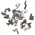 thumbnail image 2 of 24 Set Metal Zipper Head Sliders Retainer Insertion Pin Zipper Stop Accessories Plug Zipper Repair Kit For Coat Home Diy (mixed Color, Size 3/5/8/10), 2 of 2
