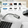 thumbnail image 5 of USB to Ethernet Adapter, 1000Mbps Plug and Play Ethernet Adapter with USB 3.0, Driver Free, RJ45 LAN Network Dongle Compatible with Switch, Laptop, PC, MacBook, Windows, 5 of 8