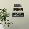 thumbnail image 2 of Standard Youth Ministry Sign (Ivory/Dark Brown) - Large, 2 of 5
