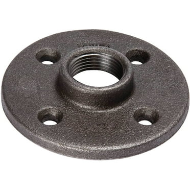 B & K 521-608BG Black Iron Floor Flange, 2" FIP