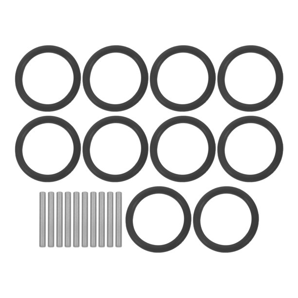 Juego de 10 anillos y pasadores de repuesto para adaptadores de llaves de impacto