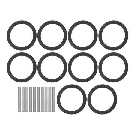 

10 Sets Impact Driver Socket Attachment Replacement Rubber Ring And Pin Set