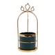 thumbnail image 2 of Organizador de Utensilios de cocina Perfecl Tarro Contenedor Estante Almacenamiento Borde Dorado, 2 of 7