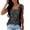 Black, variant on GPOECD Dressy Tank Tops for Women Neck Sleeveless Top with Shiny Details for Parties and Night Out Camisoles for Women Gold,L