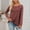 Brick Red, variant on Duojiaj Casual Raglan Sleeve Crew Neck T Shirt Soft Everyday Basic Tee Comfortable Relaxed Fit Top For Ladies Versatile Wardrobe Womens T Shirts