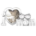 thumbnail image 1 of 6Pcs Mom And Daughter Photo Frame Set Horizontal Landscape Design Metal Material For Birthday Gift, 1 of 8