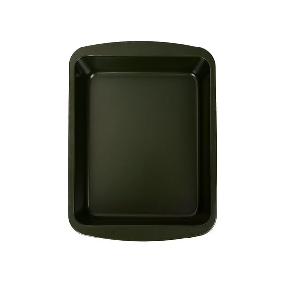 Mainstays Size 10" x 7" Carbon Steel Non Stick Mini Roaster Pan, Green