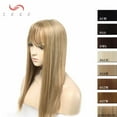 thumbnail image 2 of SEGO Clip in Hair Topper for Women with Wispy Thin Air Bangs Hairpiece for Loss Thinning Hair, 2 of 6