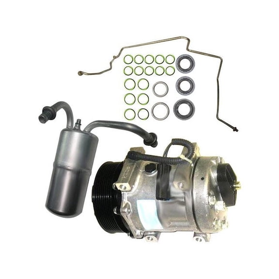AC Compressor Kit - Compatible with 1998 - 2002 Dodge Ram 2500 5.9L 6-Cylinder Diesel 1999 2000 2001