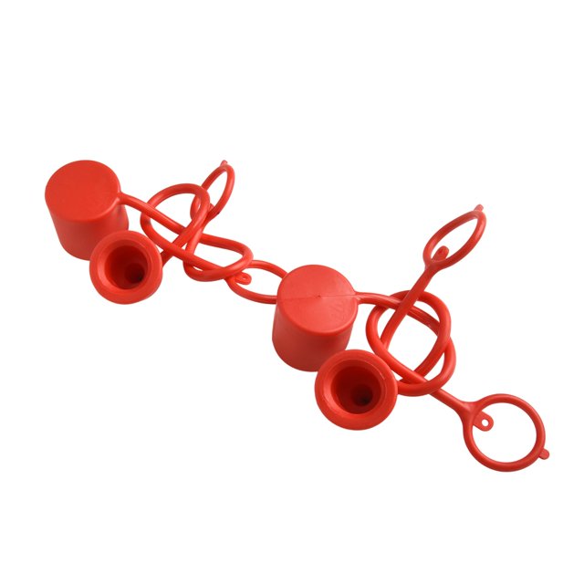 2 Sets Flat For Hydraulic Coupler For Hydraulic Quick Connector Rubber Dust Cap 45724 Mingyqi