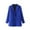 Blue, variant on Patlollav Womens Fashion Casual Spring Summer Solid Color Long Sleeve Blazer on Ladies