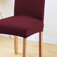 thumbnail image 4 of Cubierta de silla de comedor sólido Cómodo Universal Funda giratoria Resistente al desgaste Forma de diamante Simple Estilo protector Funda protectora Rojo Eigraketly HA012483-03, 4 of 6