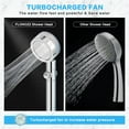 thumbnail image 6 of FLONOZZ High Pressure Shower Head with Handheld, Propeller Shower Head with 1 Filters, 6 of 7
