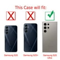 thumbnail image 2 of For Samsung Galaxy S25 Ultra 5G Phone Case Cover with Tempered Glass Screen Protector, by OneToughShield - Music Notes / Black, 2 of 4