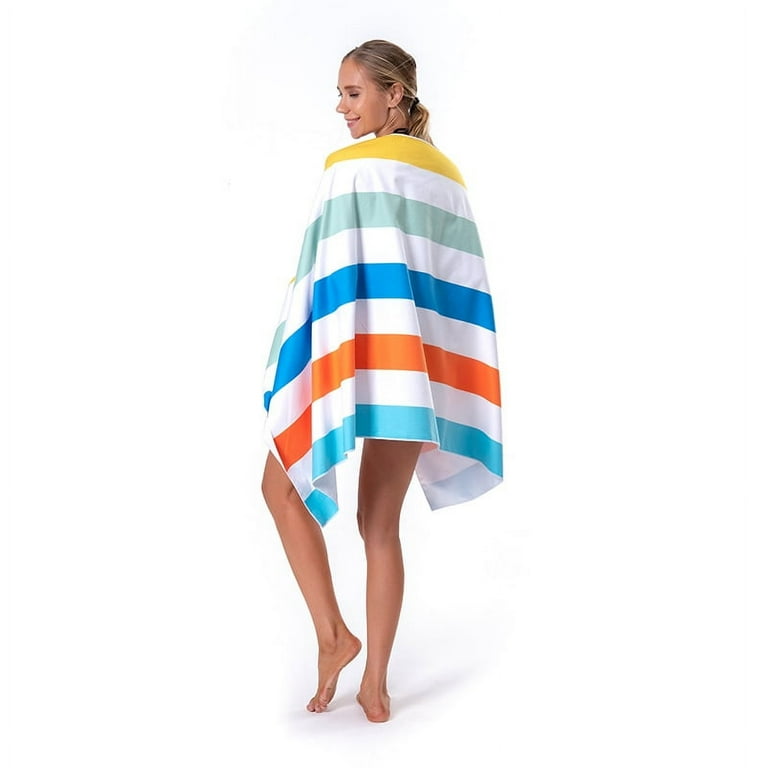 Touchat Beach Towel for Kids, Super Absorbent Quick Dry Microfiber