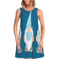 thumbnail image 1 of Bixox Robe Sans Manches pour Femmes avec Poches, Robe Débardeur Décontractée Longueur Genou pour l'Été-Grand, 1 of 7