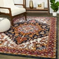 thumbnail image 2 of Balta Percier Bohemian Medallion Area Rug Blue 7'10" x 10' 8' x 10' Indoor Gold, Orange, 2 of 5