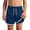 00#Dark Blue407, variant on Lullu Boy's Swimming Trunks with Compression Liner Summer Casual Swim Shorts, Sizes 9-16