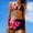 #181-Black, variant on Women's Sexy Backless Two-Piece Bikini Swimsuit, Plus Size Beach Swimwear for Vacation and Swimming