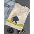 thumbnail image 3 of Literate Robbery T-Shirt Women -Wilfred Hildonen Designs, Female 4X-Large, 3 of 4