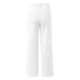 thumbnail image 3 of Dress Pants Women Spring Summer High Waisted Wide Leg Loose Fit Waffle Slacks Business Casual Work Pants with Pockets, 3 of 3