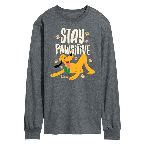 Disney Classics - Cats & Dogs - Stay Pawsitive - Men's Long Sleeve T-Shirt