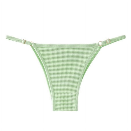 1Pc Women s Thong Adjustable Buckle Comfort Panties Sexy Striped Seamless Underwear Winter Warm G-string Women Sexy Lingerie