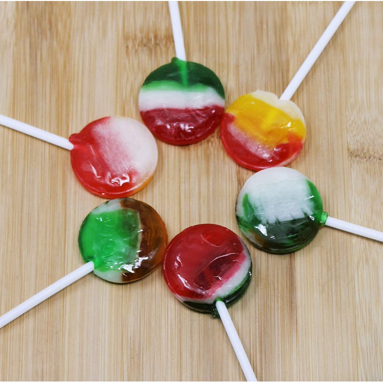 begrænse deform skade Tiger Pops, Assorted Fruit Flavor Lollipops Hard Candy Bulk, 2 Lbs -  Walmart.com