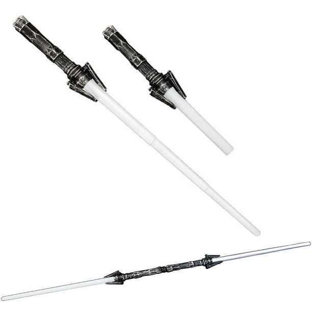 LED 2 in 1 Doubleedged Lightsaber Retractable Lightsaber Toy With
