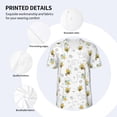 thumbnail image 5 of Rocae Bee for Breathable Men's Baseball T-Shirt Fashionable Casual Baseball Jersey, Moisture-wicking Sportswear Medium, 5 of 9