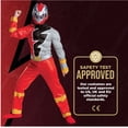 thumbnail image 3 of Red Ranger Muscle Costume for Kids, Official Power Rangers Dino Fury Outfit with Mask, Child Size Small (4-6), 3 of 6
