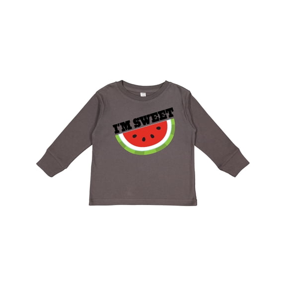Inktastic I'm Sweet Watermelon Boys or Girls Long Sleeve Toddler T-Shirt