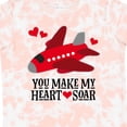 thumbnail image 4 of Inktastic Valentines Day Airplane Hearts Boys or Girls Toddler T-Shirt, 4 of 5