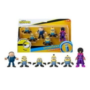 Imaginext Minions Figure Pack with 6 Characters, for Kids Ages 3-8 Years