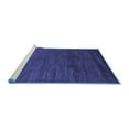thumbnail image 2 of Ahgly Company Machine Washable Indoor Rectangle Oriental Blue Modern Area Rugs, 7' x 10', 2 of 4