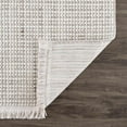 thumbnail image 4 of Hauteloom Large Woven Cotton Vacuum - Bohemian Fringe Carpet for Living Room, Bedroom - Brown, Cream, Beige, Gray, 7'9, 4 of 17