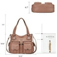 thumbnail image 2 of KL928 Purses and Handbags for Women Multi Pocket Tote Bag Hobo Crossbody Bag Large Bookbag, 2 of 5