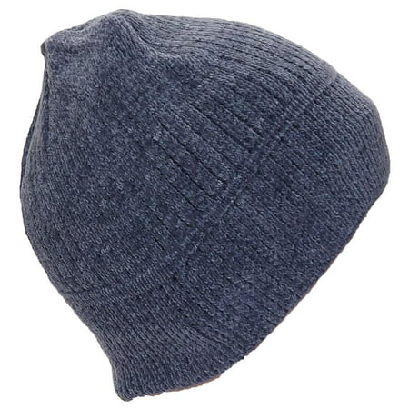 Best Winter Hats Women's Chenille Solid Winter Skull Cap W/Fleece Lining (One Size)(Small) - Dark (Best Hats For Small Heads)