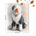 thumbnail image 3 of Qisvanset Fluffy Pet Dog Canvas Print 12x16 Inch Farmhouse Decor, 3 of 8