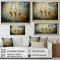 thumbnail image 4 of Designart "Beige Dream Catcher Rustic beauty II" Spiritual Floater Framed Canvas Print, 4 of 7