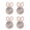 White, variant on Secure Earring Backs for Heavy Earrings Comfortable Support Droopy Ears