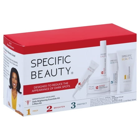 Specific Beauty Daily Brightening Skincare Essentials Kit, 5ct - Scent: