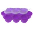 thumbnail image 1 of Macetas De Bandeja De Almacenamiento De Alimentos Para Bebés De Silicona Envases Mini / Congedores Púrpura perfecl Bandeja para Congelador de Comida Infantil, 1 of 8