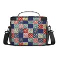 thumbnail image 3 of Lunch Box Pioneer Flower Floral Print Pattern Insulated Lunch Bag for Women Men,Medium Leakproof Lunchbox Cooler Bag Adjustable Strap,10 X 6.7 X 8 Inches, 3 of 6