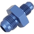 thumbnail image 2 of Aluminum Flare Reducer Adapter, Blue, -4 AN to -6 AN, 2 of 6