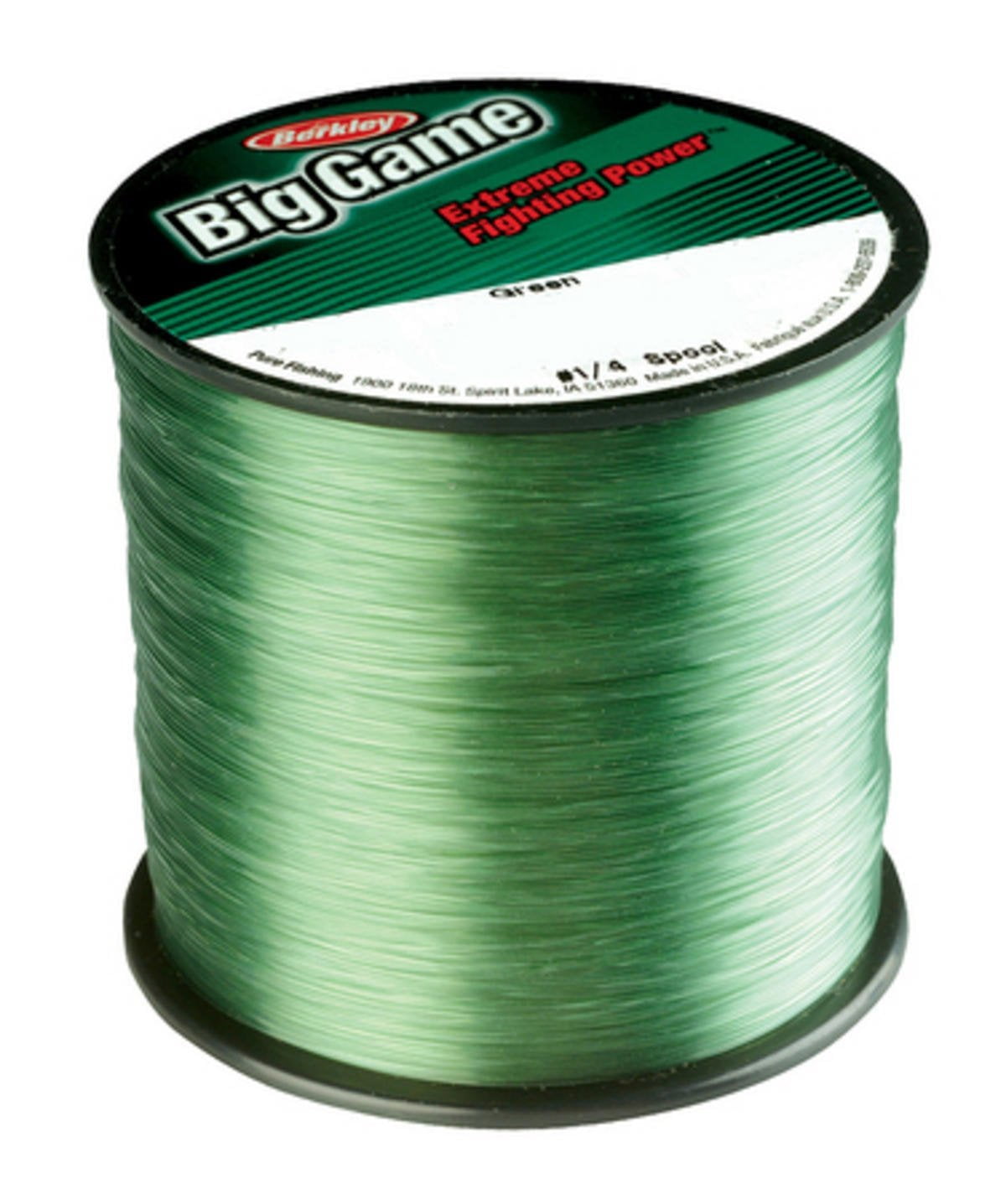 (2 pack) Berkley Trilene® Big Game™ Monofilament Fishing Line, Solar Collector, 10 lb Test Strength, 1500 yd