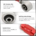 thumbnail image 3 of AJP Distributors Rear Lower Adjustable Control Toe Arms Kit Red Compatible/Replacement For Acura Integra / Honda Civic Del Sol CRX 1988 1989 1990 1991 1992 1993 1994 1995 1996 1997 1998 1999 2000 2001, 3 of 5